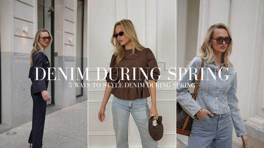 5 ways to style denim this spring - Olivia & Kate