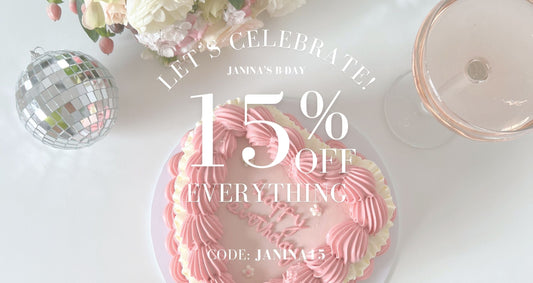 Janina's birthday 15% off - Olivia & Kate