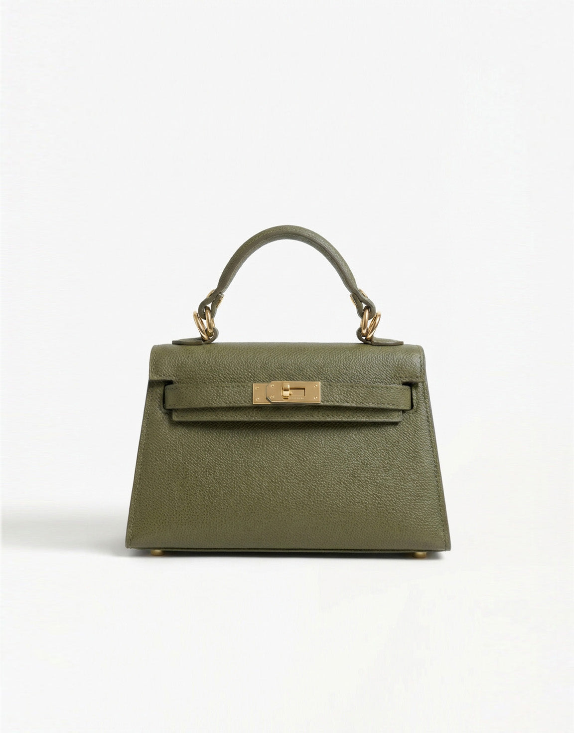 Army Green Gold Detail - Bag