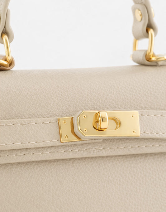 Beige Gouden Details - Tas