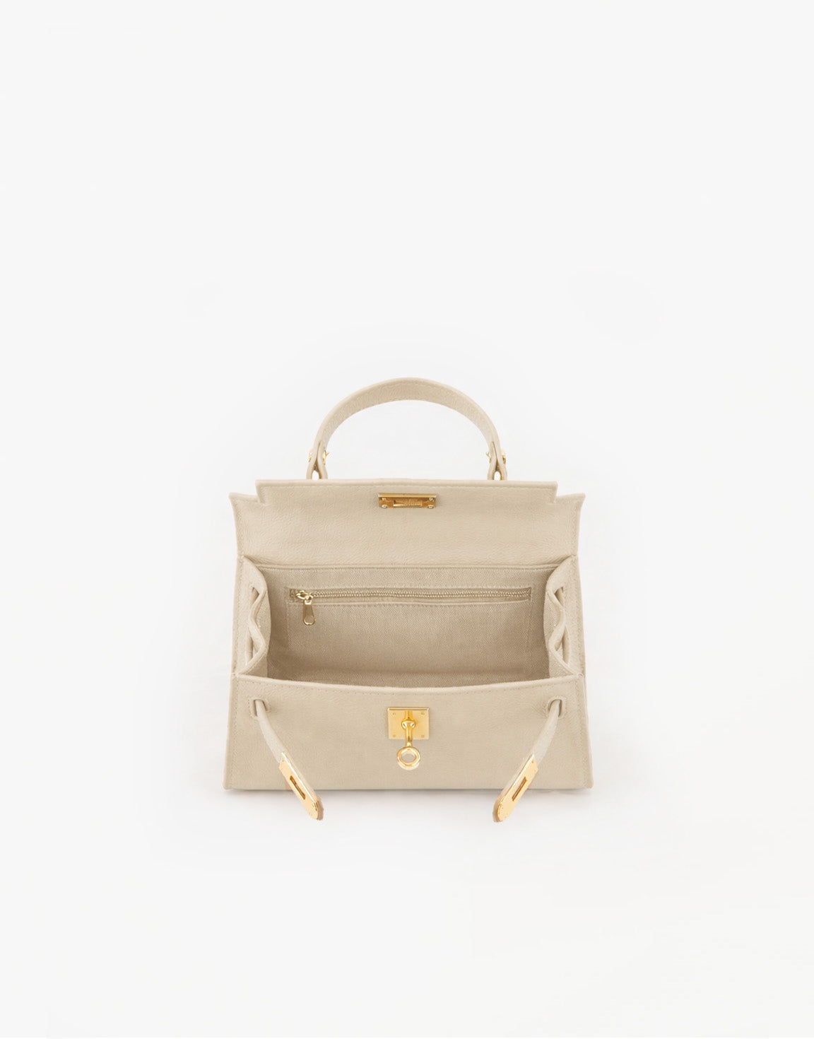 Beige Gouden Details - Tas