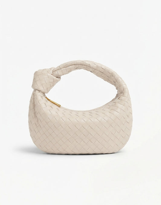 Beige Medium Braided - Bag