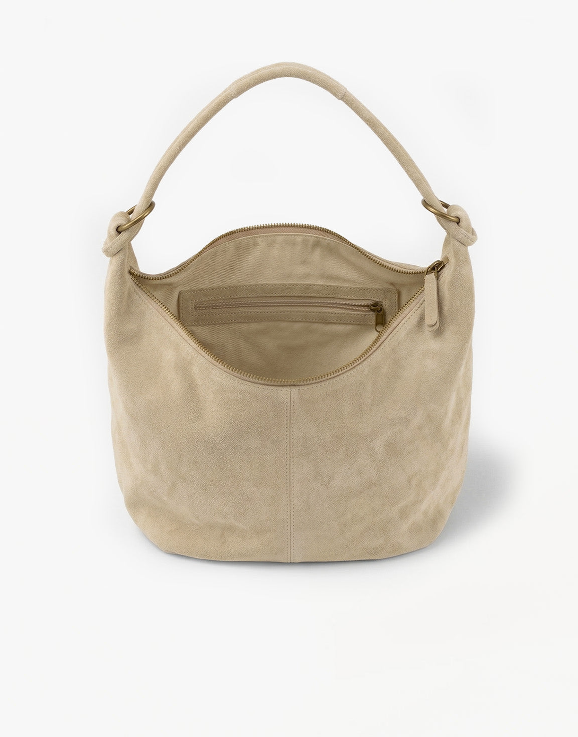 Beige Suede - Shoulder bag
