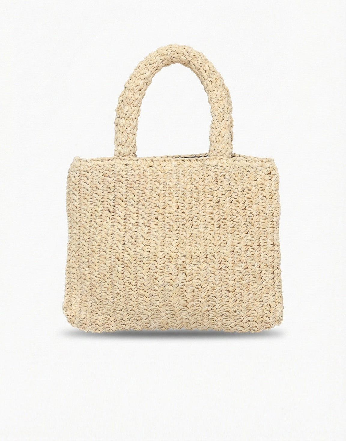 Beige Vierkante Olivia & Kate Gewoven - Tas