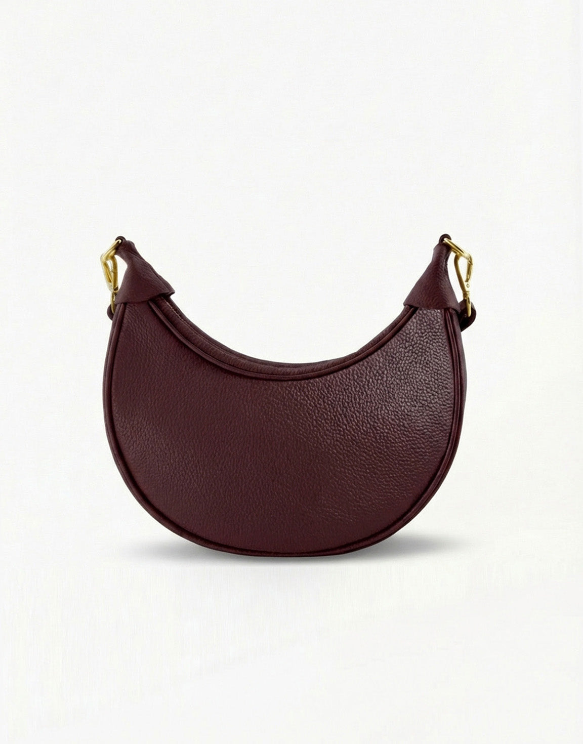Bordeaux Half Round Leather - Bag