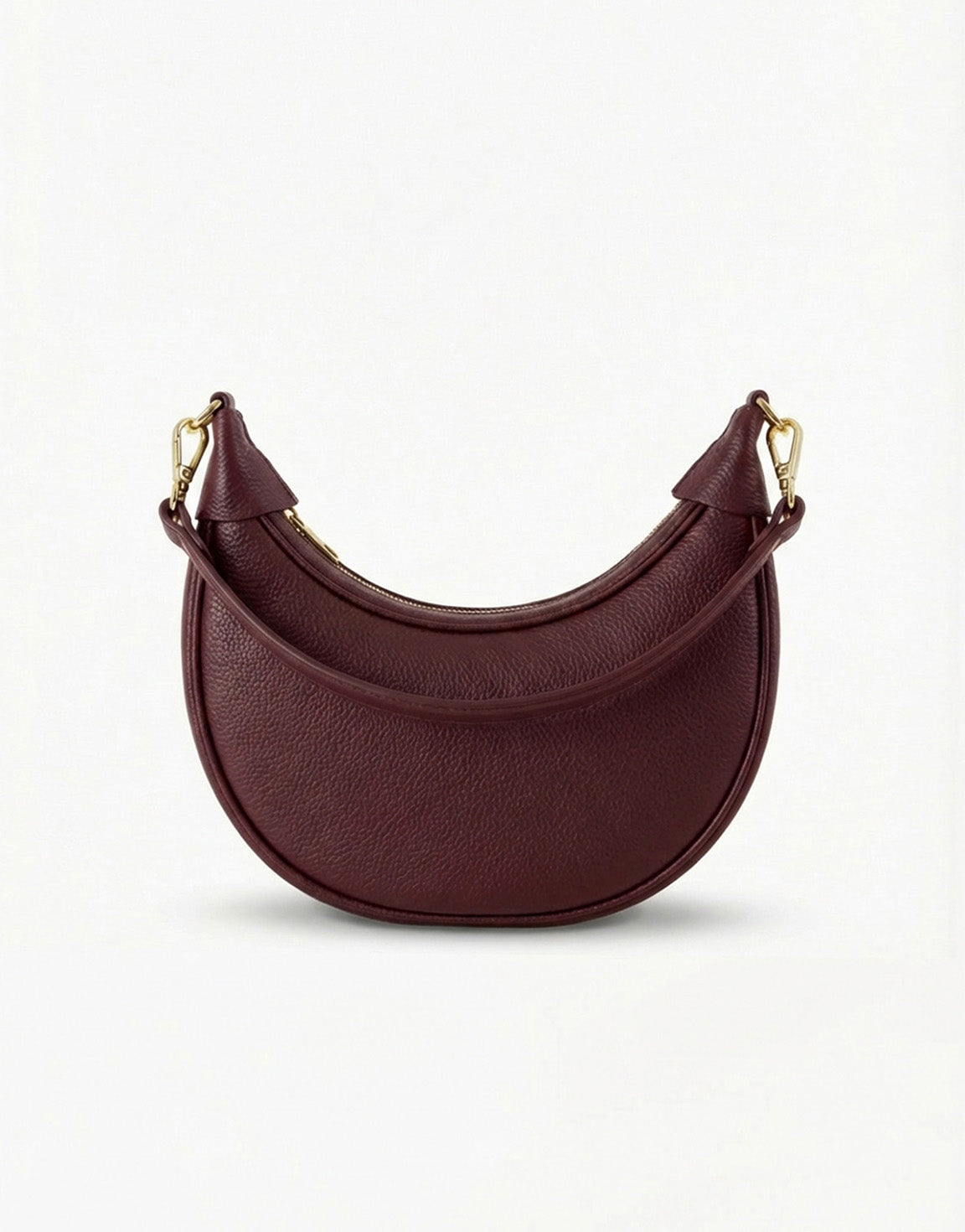 Bordeaux Half Round Leather - Bag