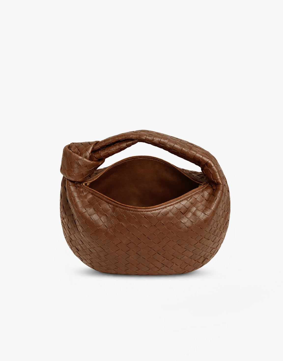 Brown Medium Braided - Bag