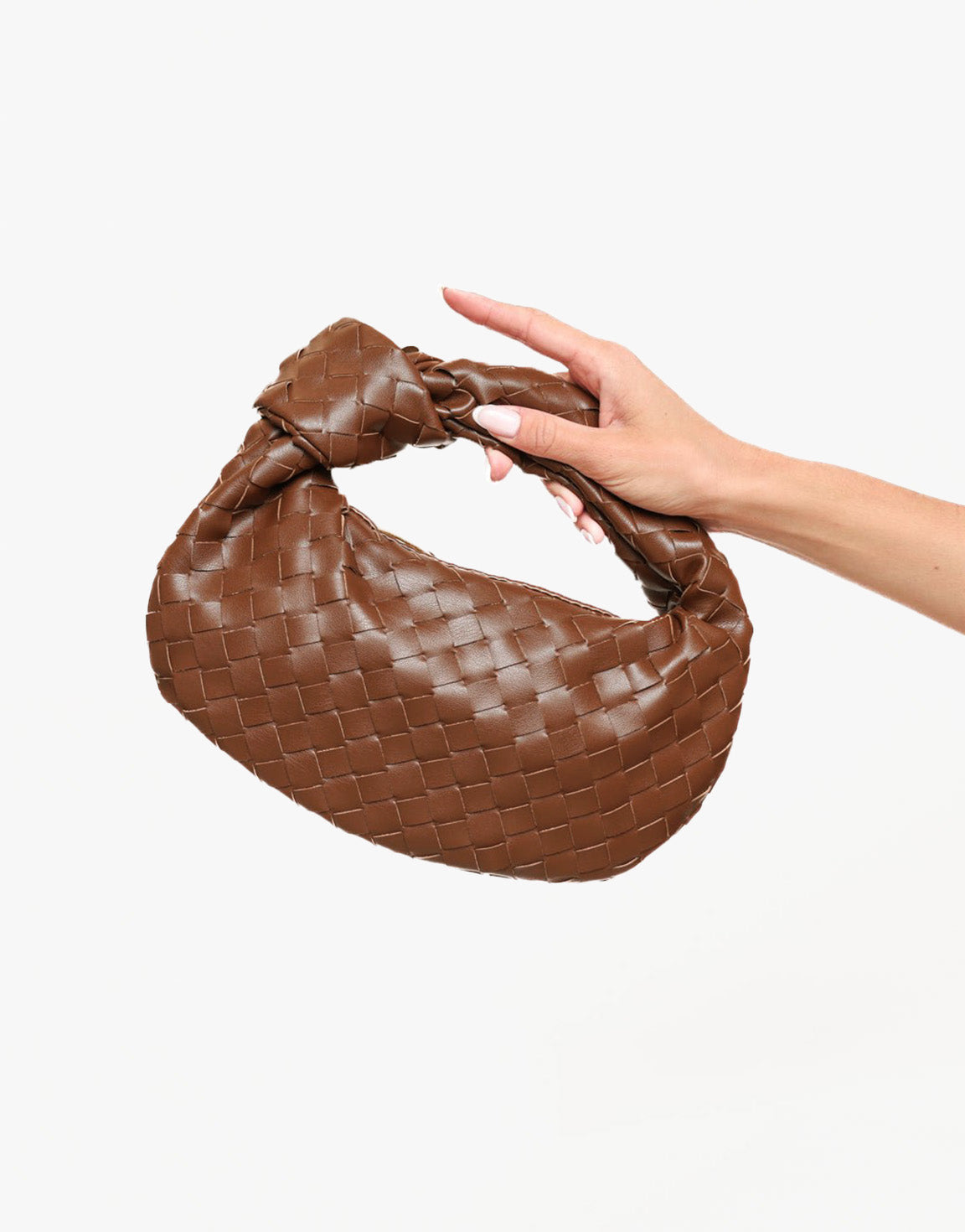 Brown Medium Braided - Bag