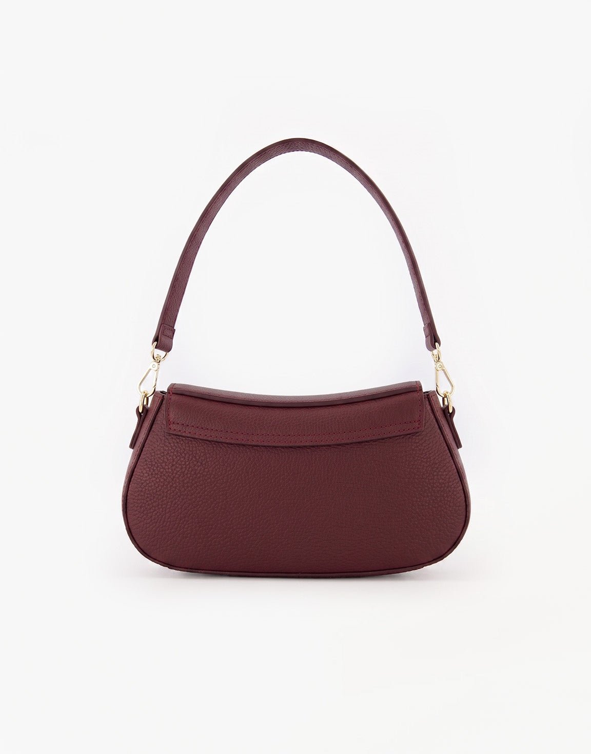 Burgundy Elegante Leren - Tas