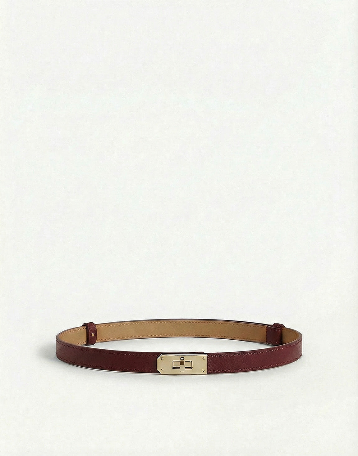Burgundy Schakel - Riem