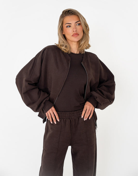 Dark Brown Jogging LS - Vest