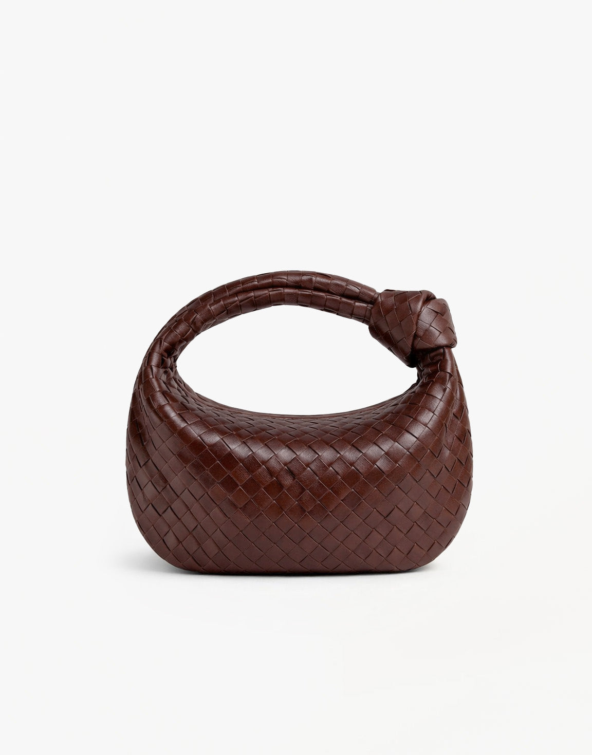 Dark Brown Medium Braided - Bag
