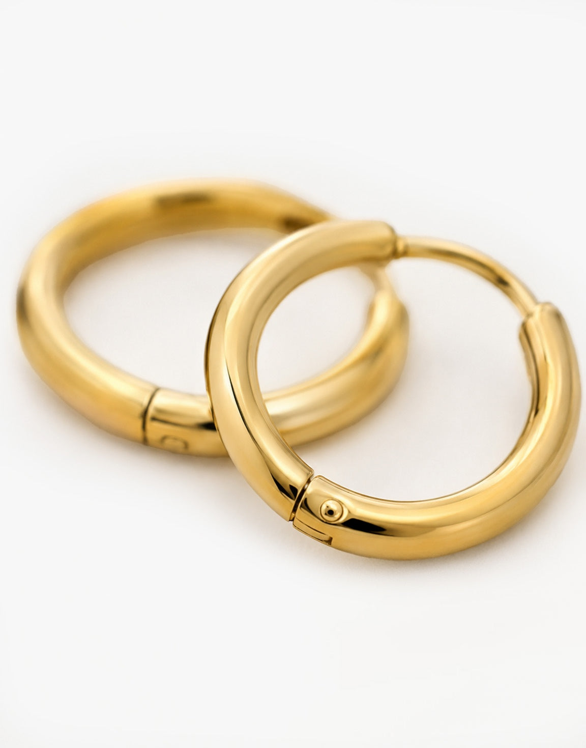 Gouden Basic Hoop - Oorbellen