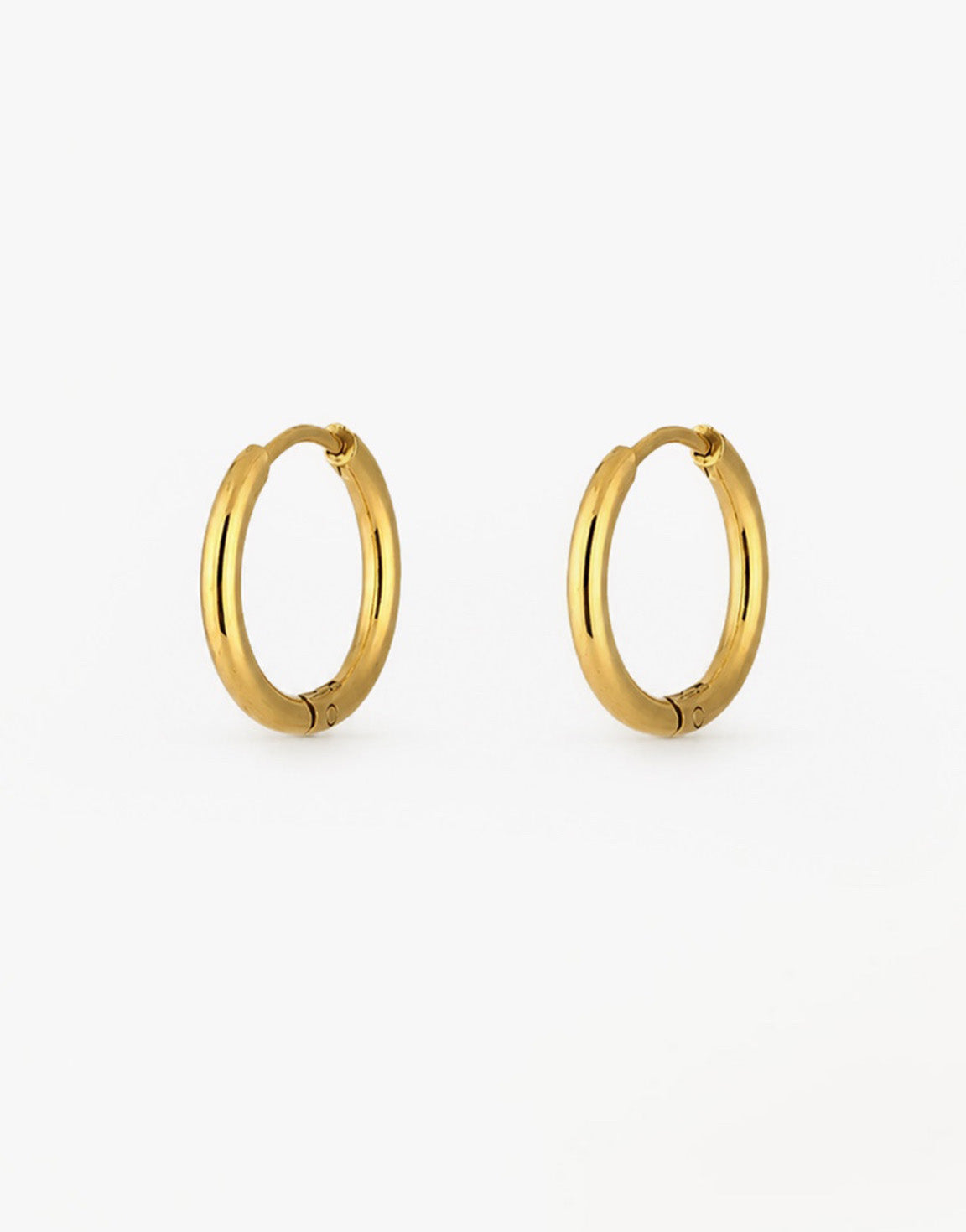 Gouden Basic Hoop - Oorbellen