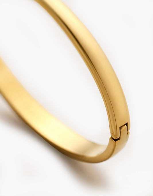 Gold Medium Bangle - Bracelet