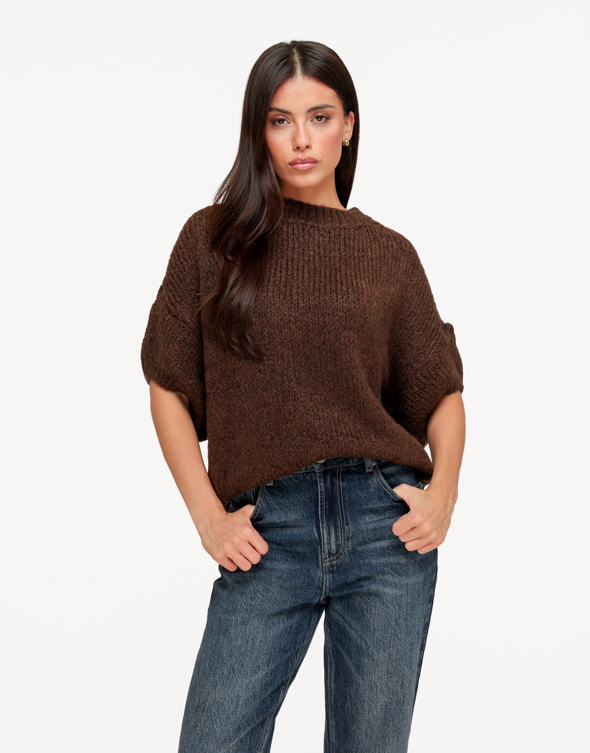 KLEDING-BRUINE-GEBREIDE-3_4-MOUWEN-TRUI-01
