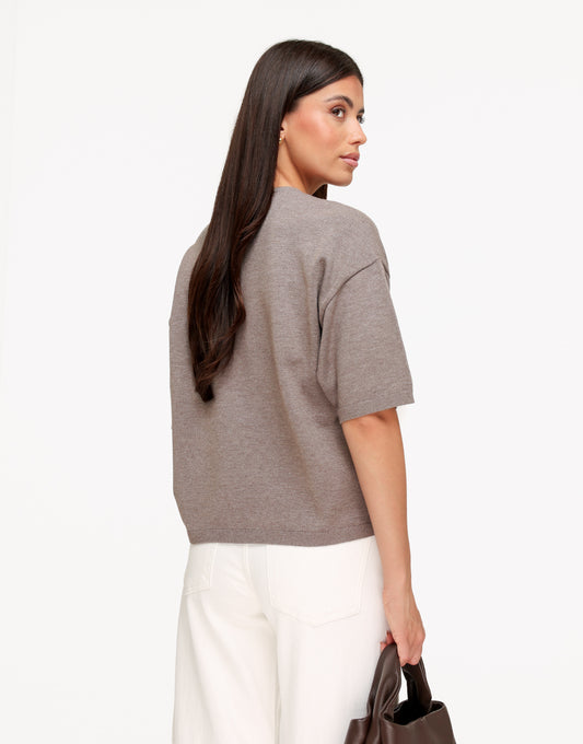 KLEDING-TAUPE-GEBREIDE-KORTE-MOUWEN-TOP-04