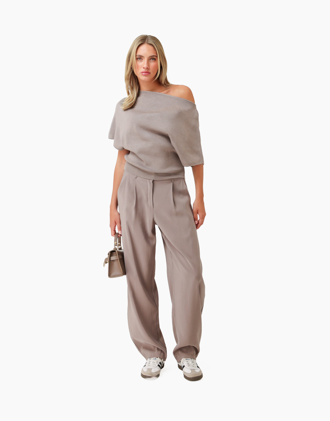 Taupe Luchtige Ballon - Pantalon