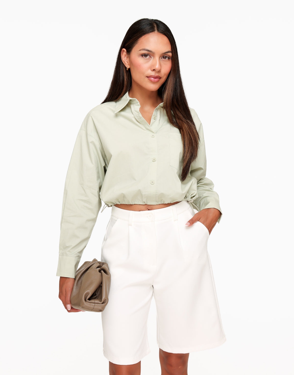 KLEDING-WEBSHOP-KHAKI-CROPPED-ELASTISCHE-ONDERKANT-BLOUSE-01