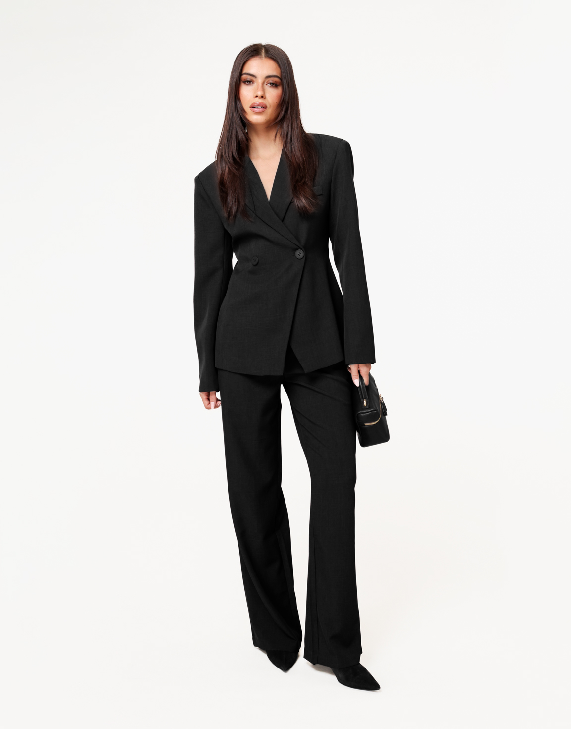 Zwarte Luxe Rechte - Pantalon