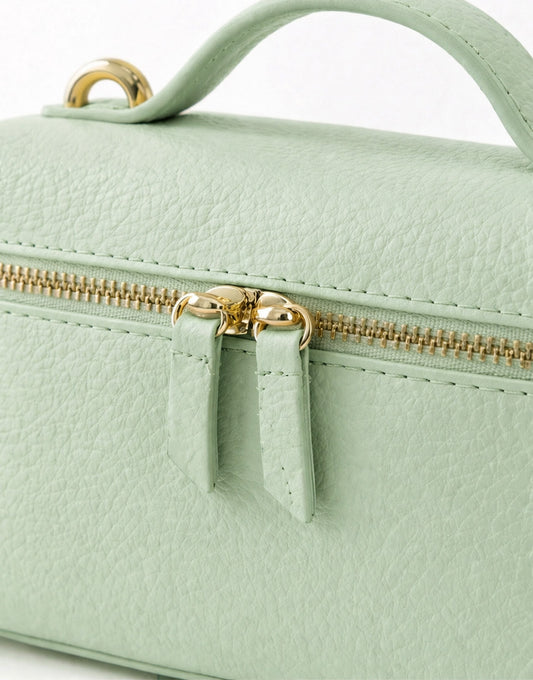 Lichtgroene Rechthoekige - Tas