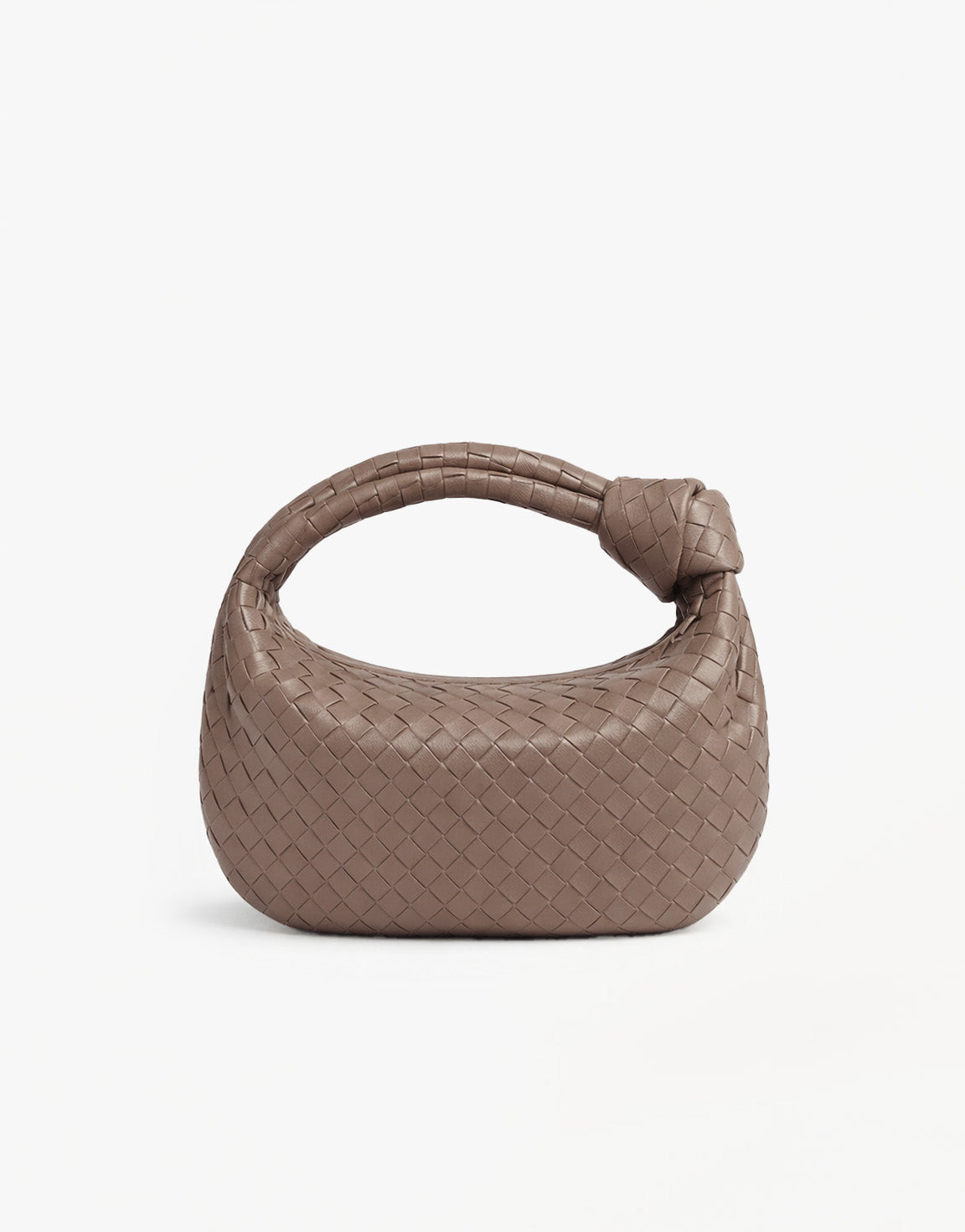 Taupe Middel Gevlochten - Tas
