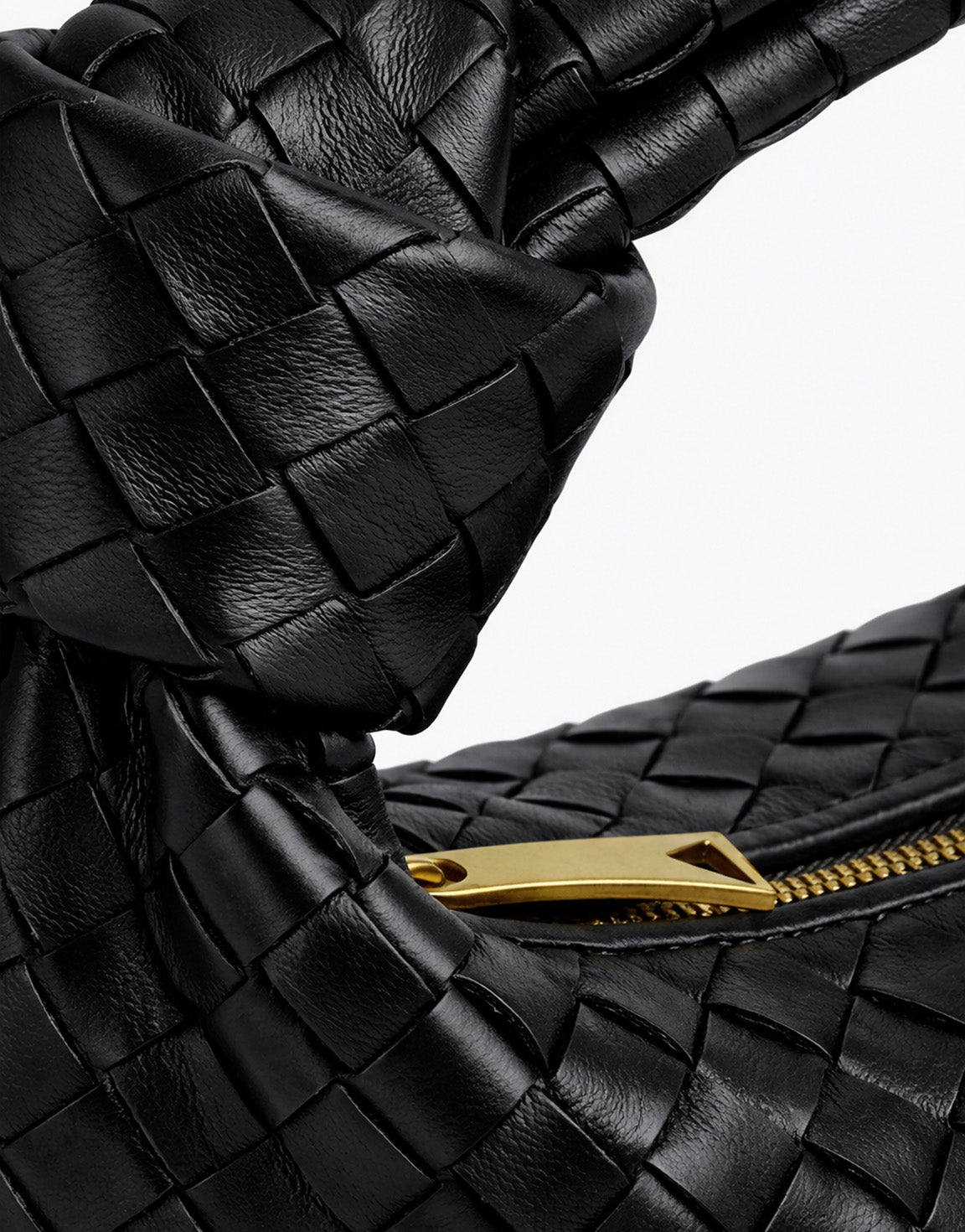 Black Medium Braided - Bag