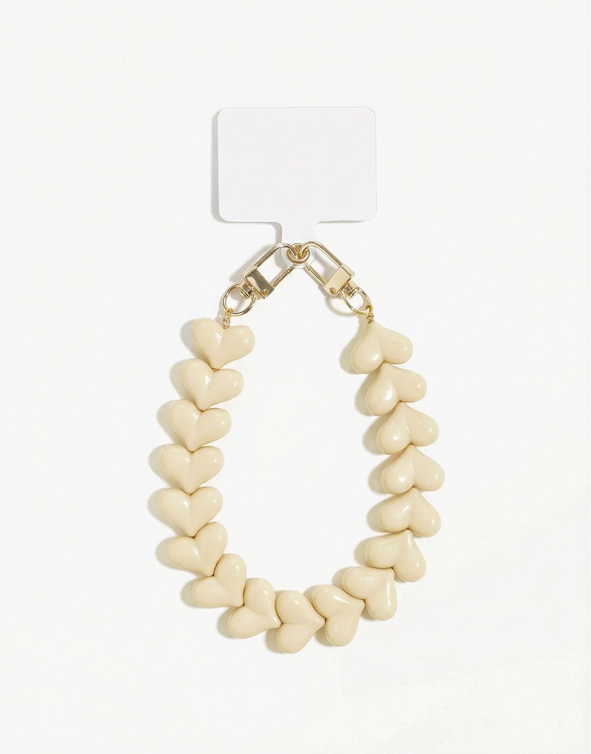 Apricot Wide Hearts - Telephone cord - Olivia & Kate