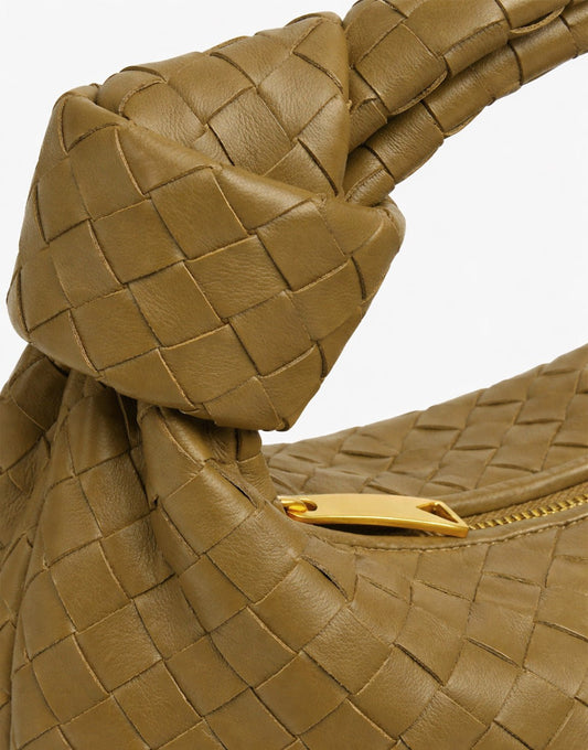 Army Groen Middel Gevlochten - Tas - Olivia & Kate