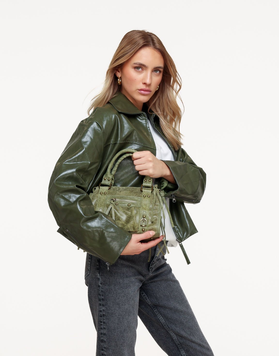 Army Green City - Bag - Olivia & Kate