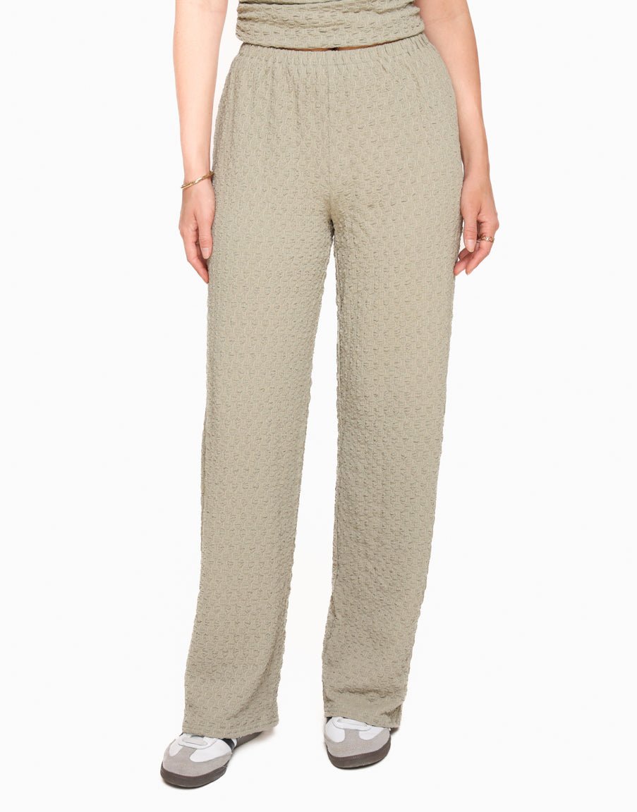 Army Groene Structuur Loszittende - Broek - Olivia & Kate