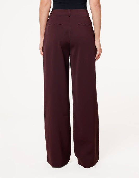 Aubergine Classic Rechte - Pantalon - Olivia & Kate