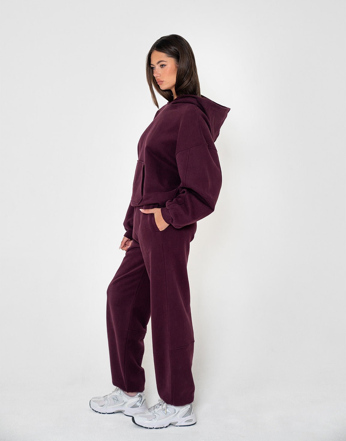 Aubergine Jogging - Broek - Olivia & Kate