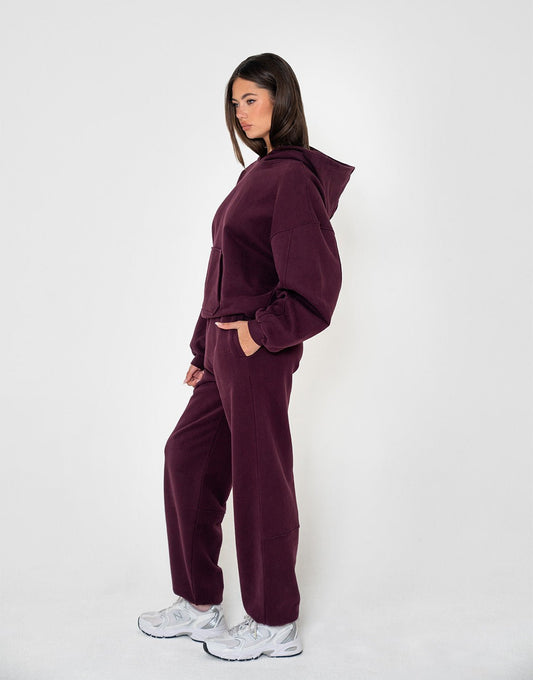 Aubergine Jogging - Broek - Olivia & Kate