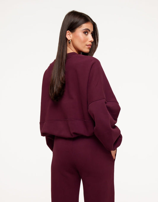 Aubergine Jogging LS - Vest - Olivia & Kate