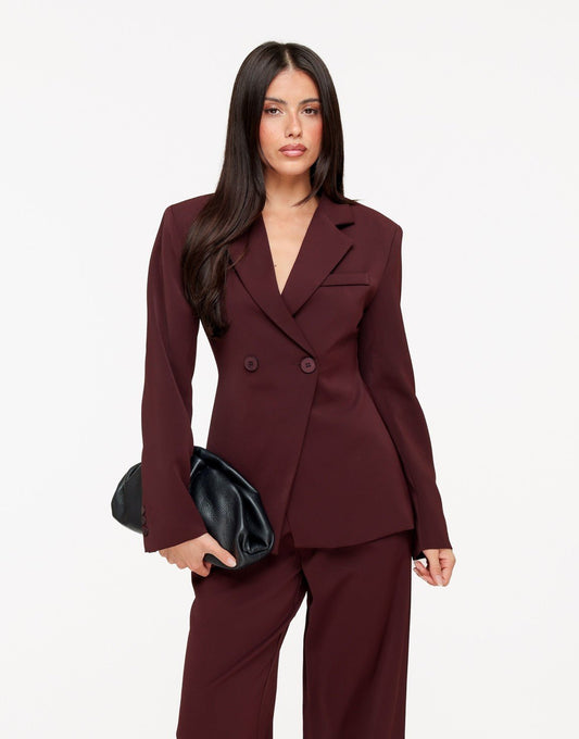 Aubergine Luxe Classic Getailleerde - Set - Olivia & Kate
