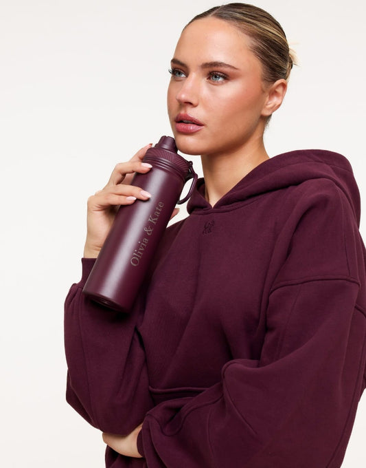 Eggplant Olivia & Kate Stainless Steel - Water Bottle - Olivia & Kate