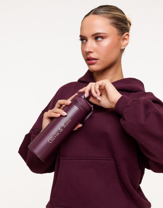 Eggplant Olivia & Kate Stainless Steel - Water Bottle - Olivia & Kate