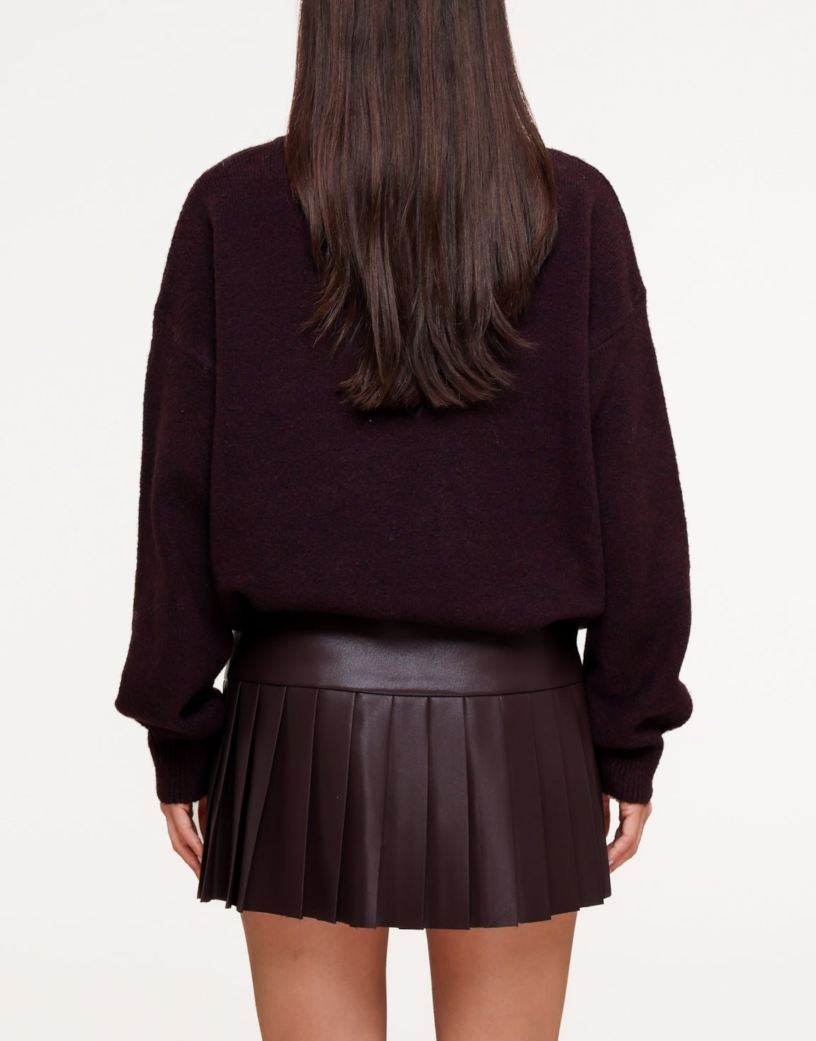 Aubergine PU Leren - Set - Olivia & Kate