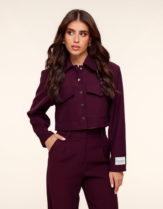 Aubergine Studio Cropped - Jasje - Olivia & Kate