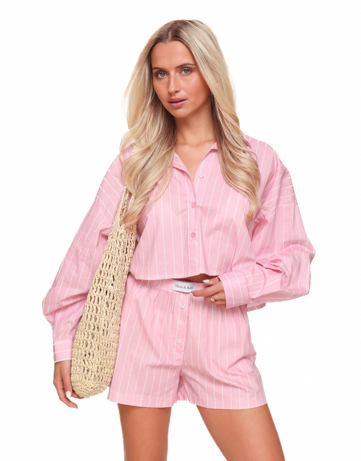 Baby Roze Olivia & Kate Gestreepte - Set - Olivia & Kate