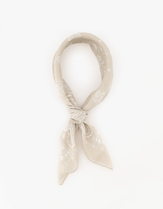 Beige Bandana - Sjaal - Olivia & Kate