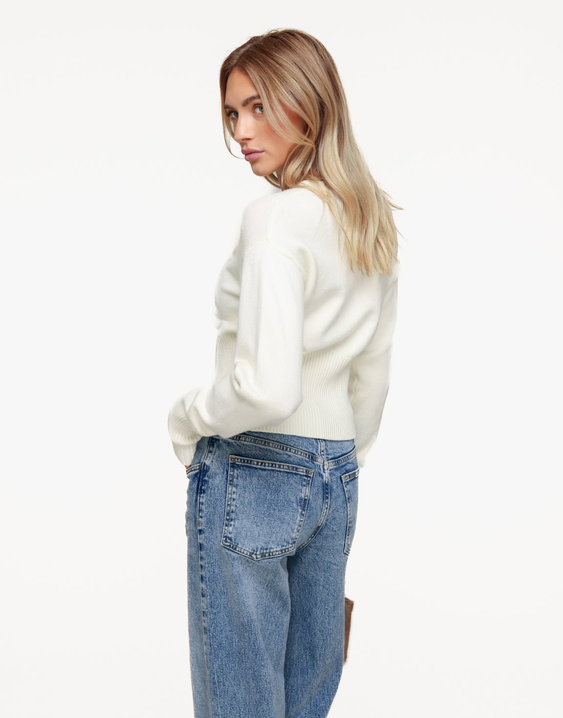 Beige Basic Buttons - Cardigan - Olivia & Kate