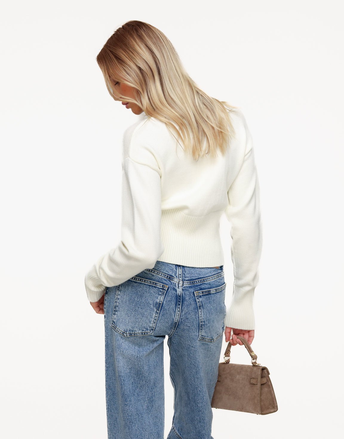 Beige Basic Buttons - Cardigan - Olivia & Kate