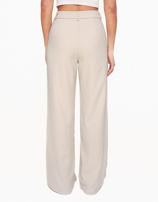 Beige Casual Wikkel - Set - Olivia & Kate