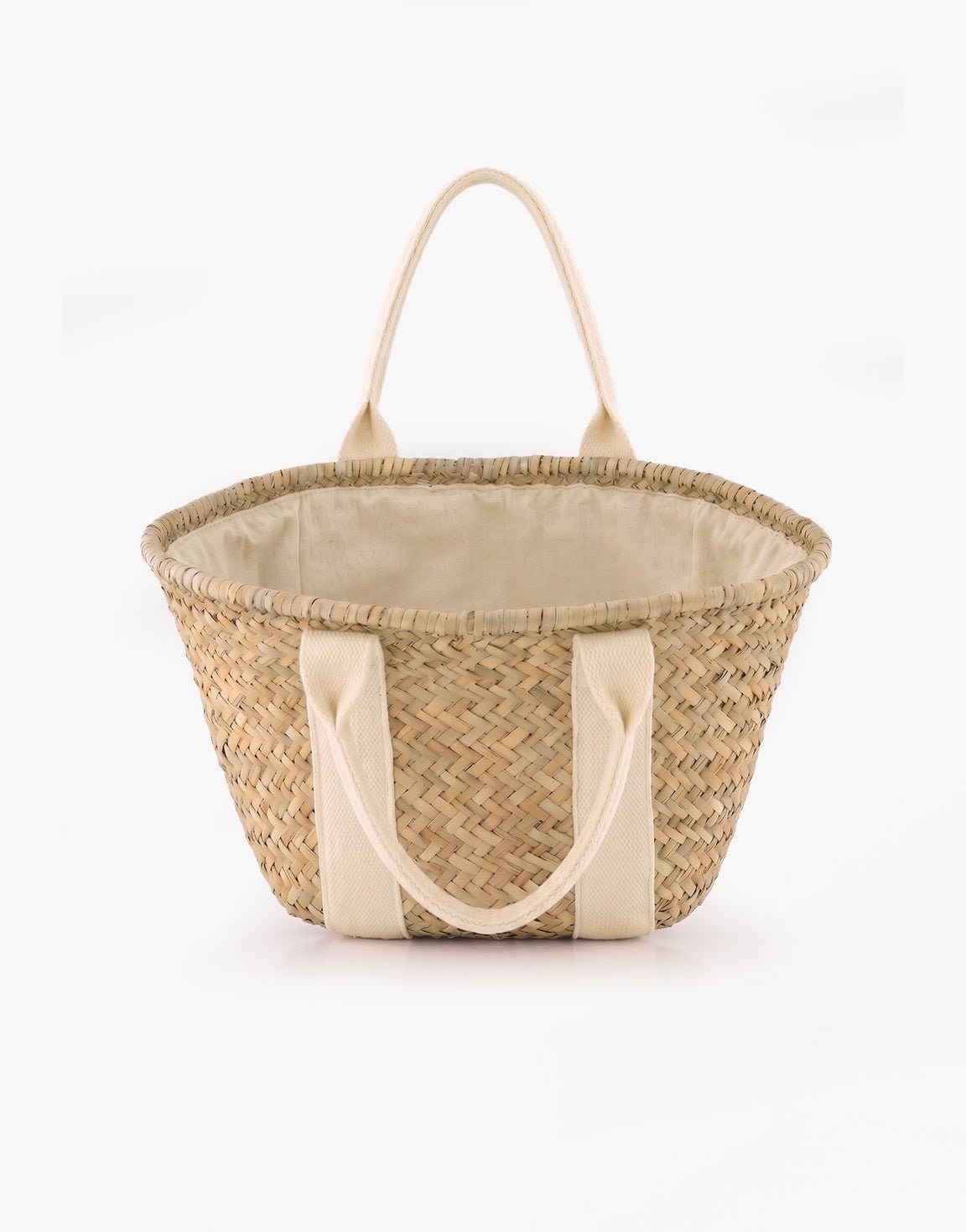 Beige Gevlochten Shopper - Tas - Olivia & Kate