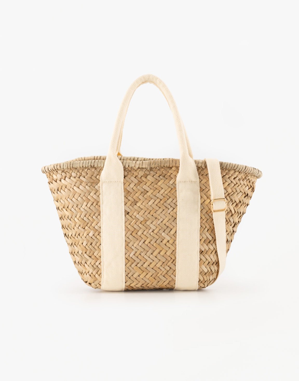 Beige Gevlochten Shopper - Tas - Olivia & Kate