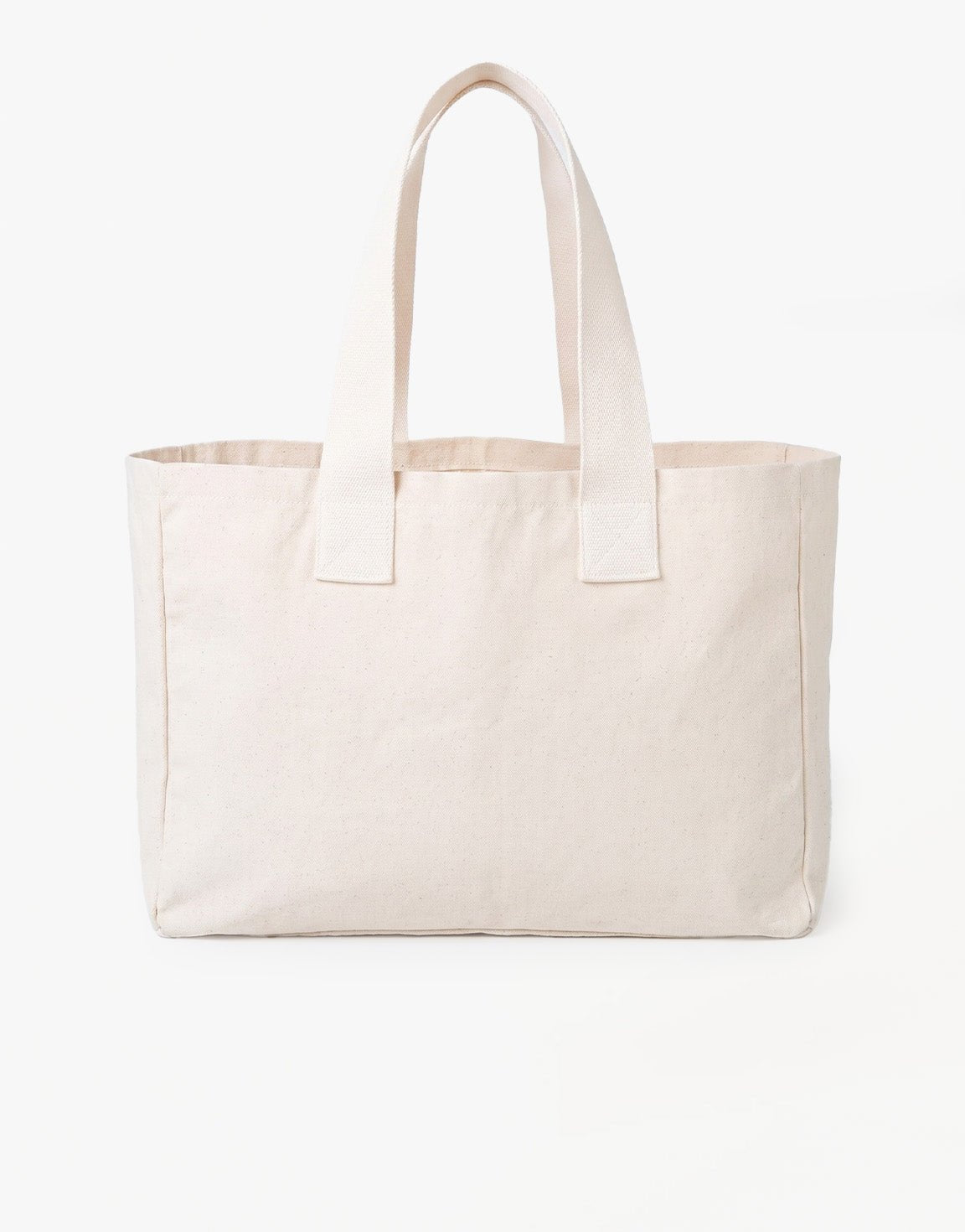 Beige Grote Canvas - Tas - Olivia & Kate