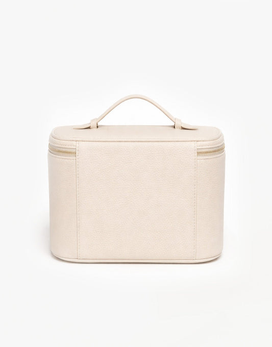 Beige Grote Make - Up - Tas - Olivia & Kate