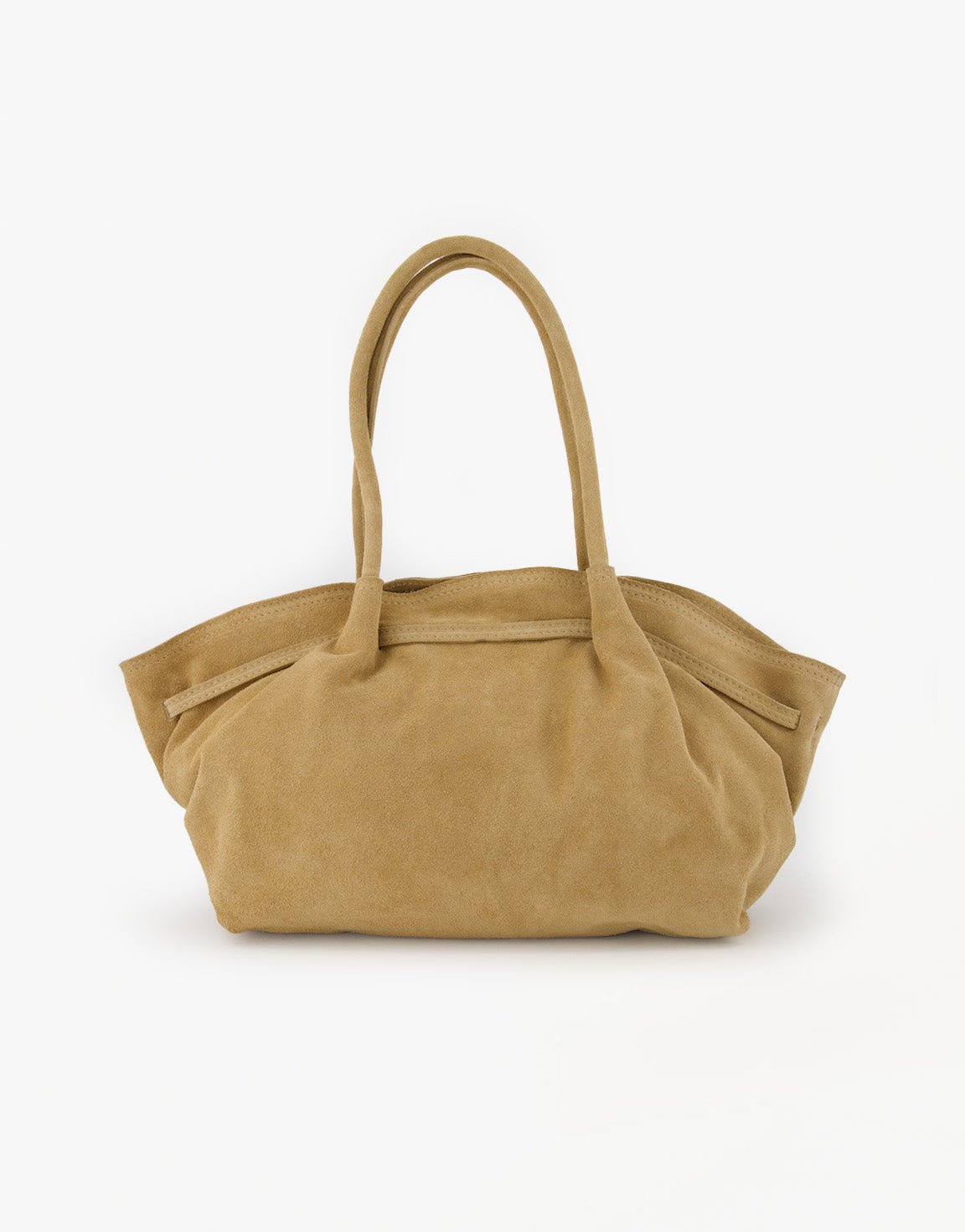 Beige Grote Suede Shopper - Tas - Olivia & Kate